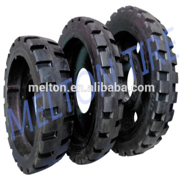 venda quente 300x125 pneus maciços pesados ​​para o reboque do trator com baixo preço